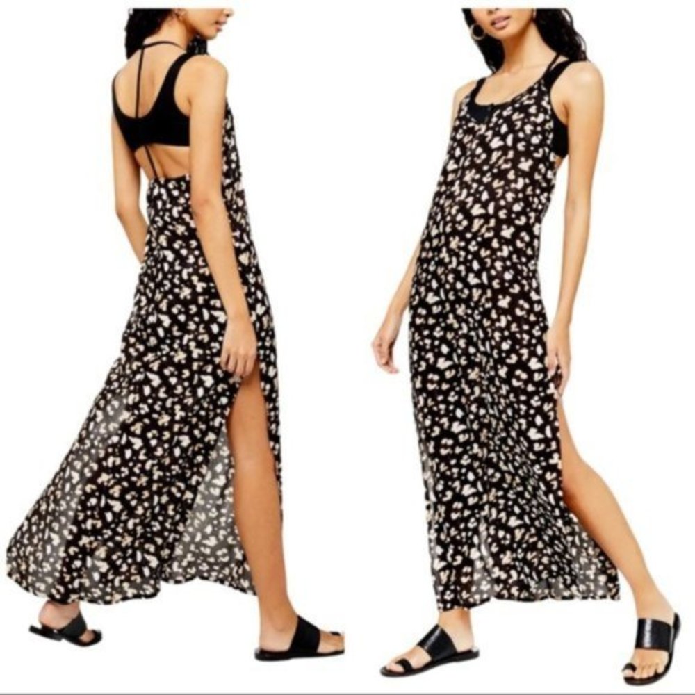 TOPSHOP Printed Maxi Cover-Up Dress - NWT - Small
